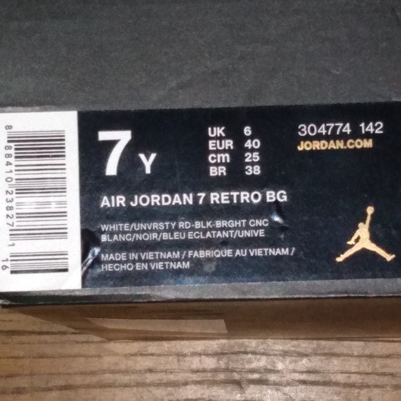 Nike air Jordan 7 retro 'Nothing But Net' - Picture 3 of 8